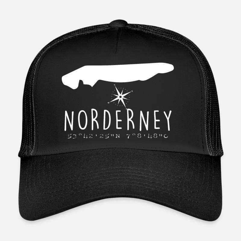 Norderney Herzschlag Nordsee Geschenk Trucker Cap
