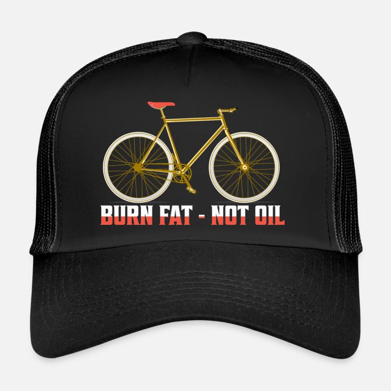 Brûler les graisses - pas de vélo à l’huile Casquette trucker 