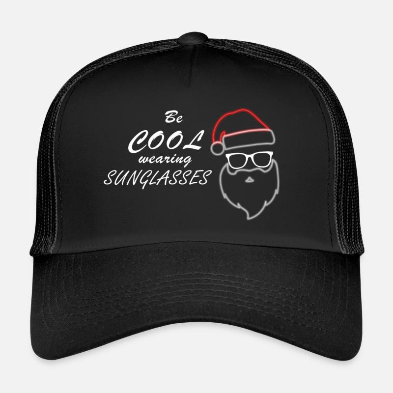Be Cool Wearing Sunglasses Trucker Cap