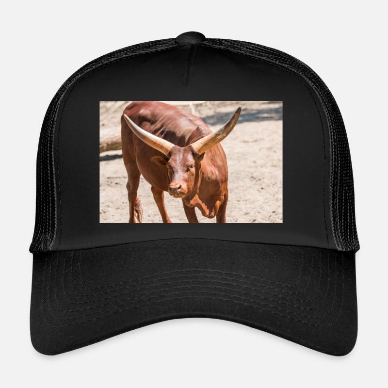 Ankole-Watusi oder Ankole Longhorn Watussirind Trucker Cap