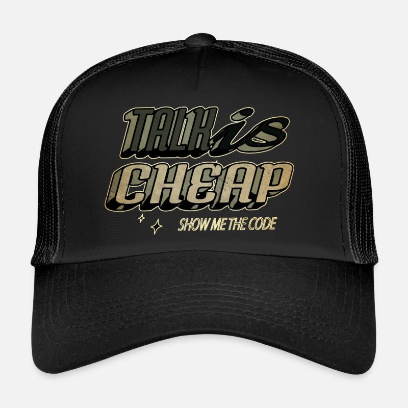 Langage informatique heureux Casquette trucker 