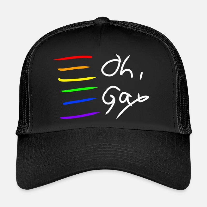 Pride Kleider - Trucker Cap - Schwarz/Schwarz