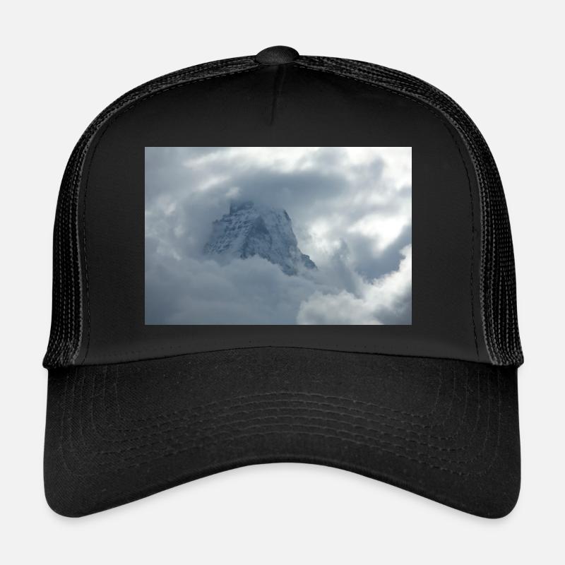 Cervin - Casquette trucker  - noir/noir