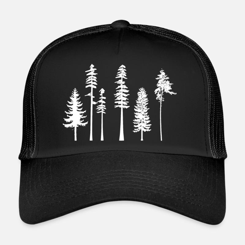 arbre pins Casquette trucker 