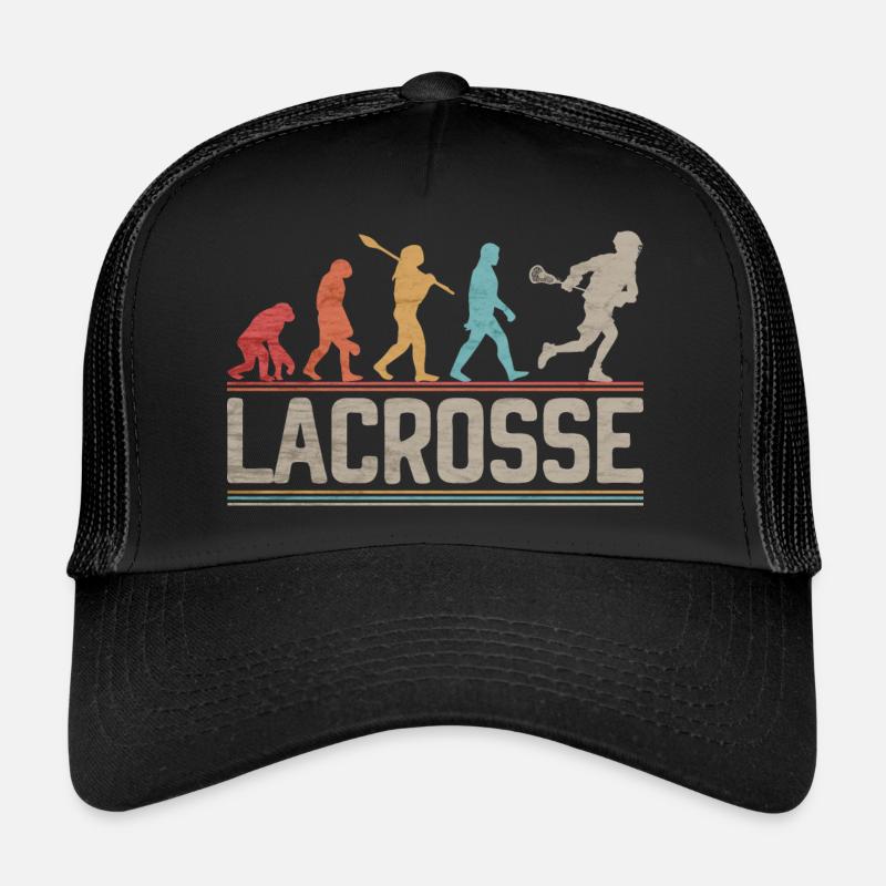 Lacrosse Evolution Vintage relax Bro LAX Funny Trucker Cap