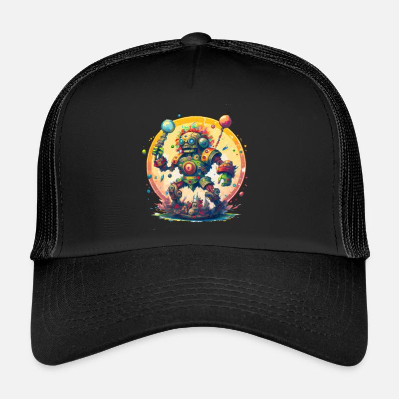 Robot inca fou Casquette trucker 