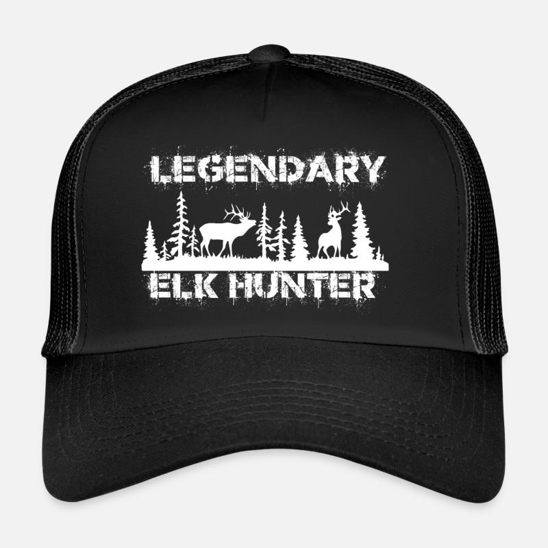 Elk Hunting legendary- Elch Jäger Trucker Cap