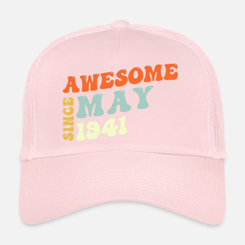 Groovy 82 Years Old Awesome Since May 1941 82nd Trucker Cap