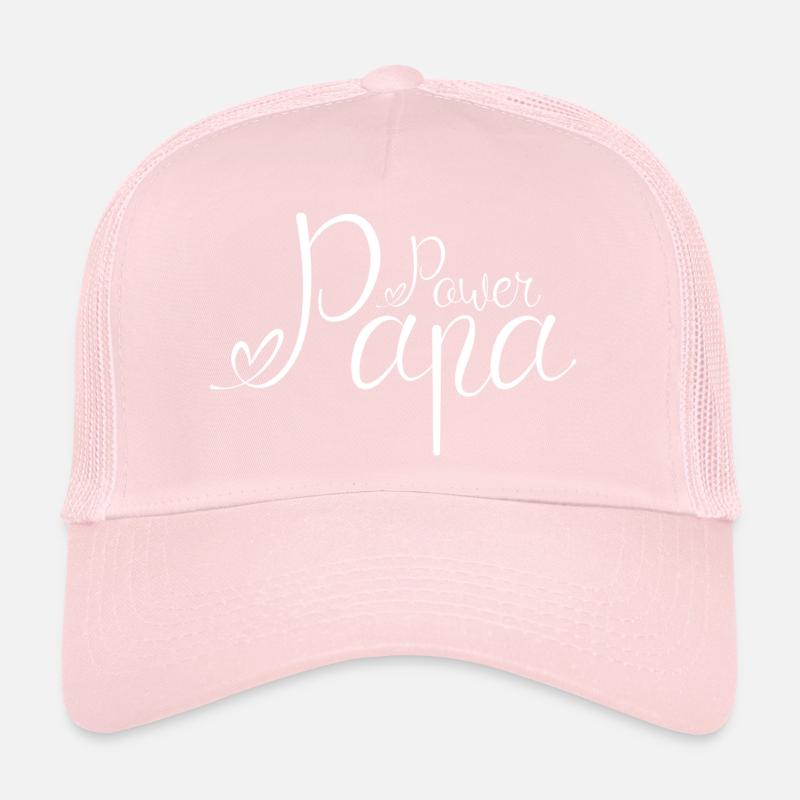 Puissance Papa Blanc1 Casquette trucker 