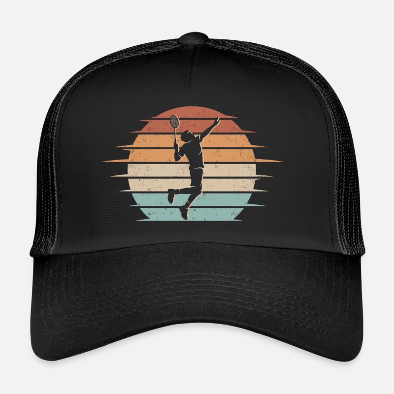 Badminton player Retro badminton player Trucker Cap