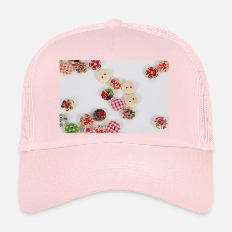 bunte Knöpfe Trucker Cap