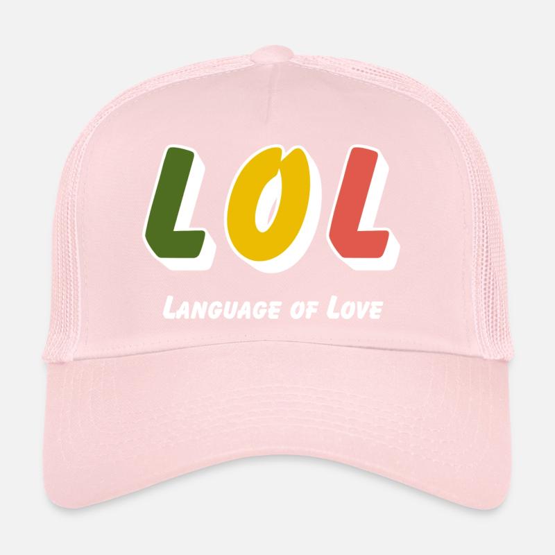 LOL - Langage de l’amour Casquette trucker 