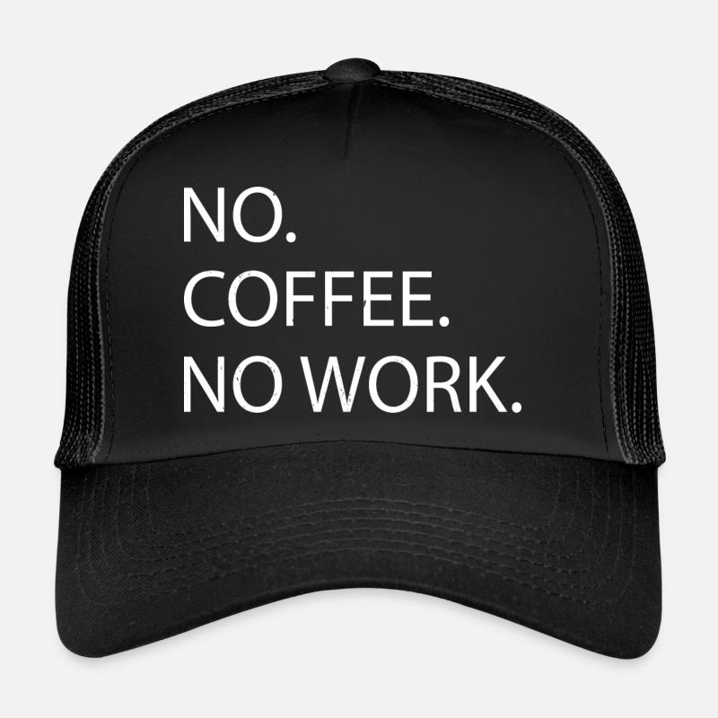 coffee cup funny funny quote gift cappuccino Trucker Cap