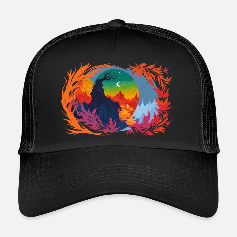 Fallen night Trucker Cap