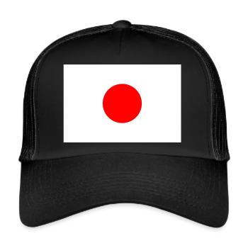 Japan rising sun og - Trucker Cap - black/black - Front