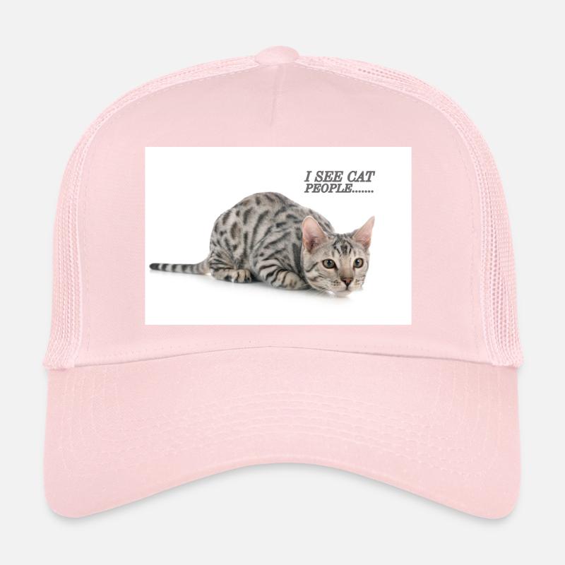 J’espionne avec mon œil de minou Casquette trucker 