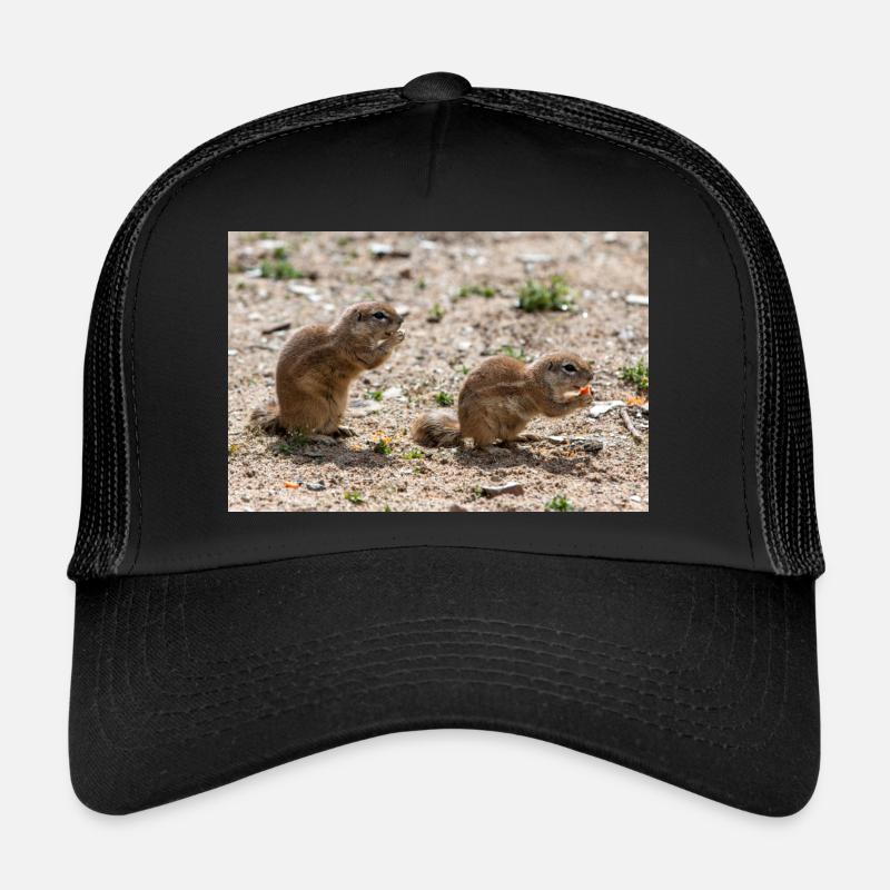 Afrikanische Ziesel Borstenhörnchen Xerus Trucker Cap