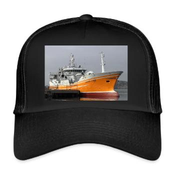 VL-180-AV Ola Ryggefjord - Trucker Cap - Schwarz/Schwarz - Vorne
