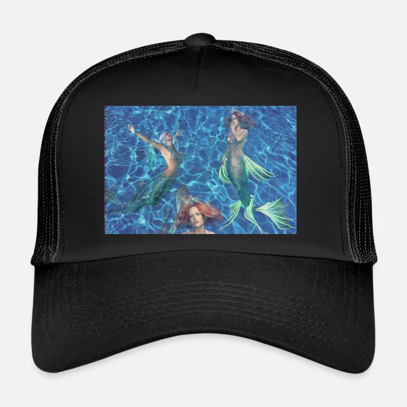 Sirenen - Trucker Cap - Schwarz/Schwarz