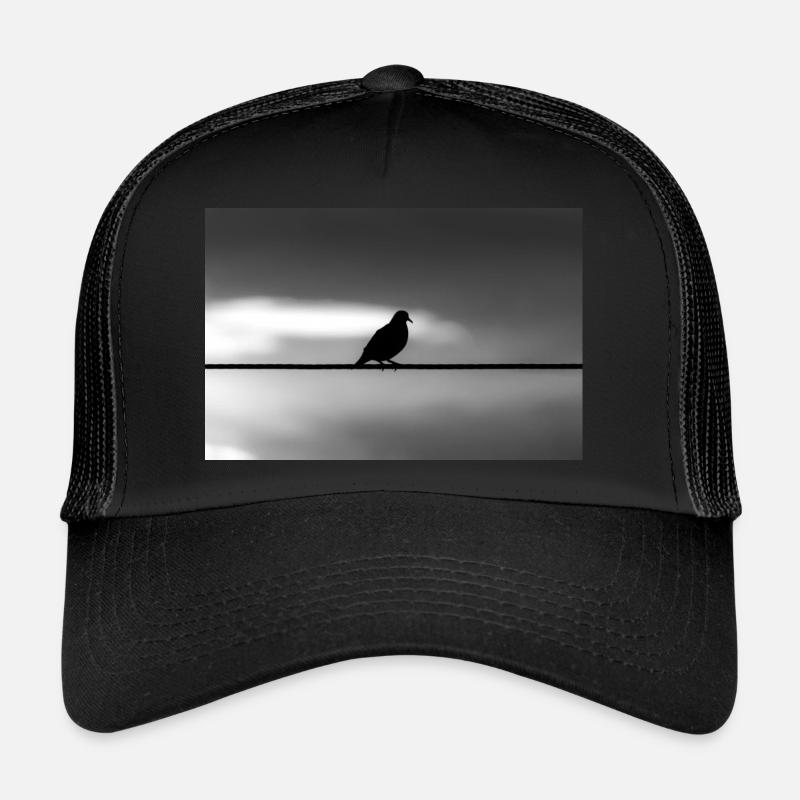 pigeon - Casquette trucker  - noir/noir