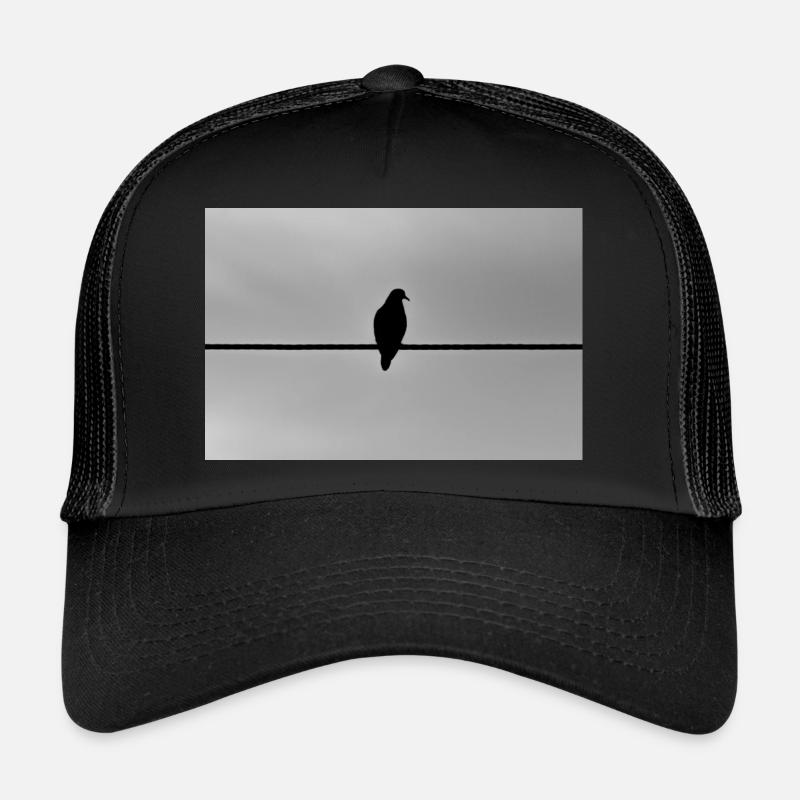 pigeon - Casquette trucker  - noir/noir