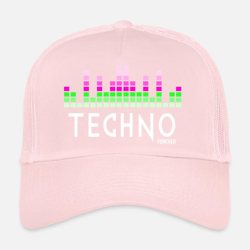 Techno pour toujours Casquette trucker 