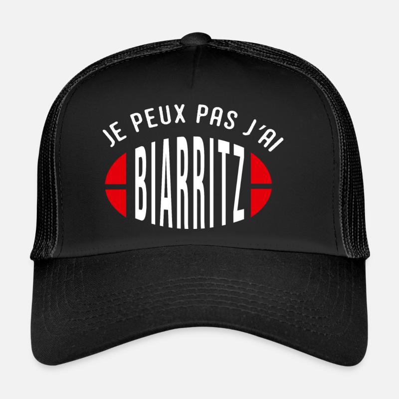 Rugby Je peux pas j ai Biarritz supporter biarritz Casquette trucker 