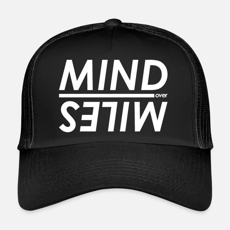 Running Mind Over Miles | For Marathon Runners Trucker Cap