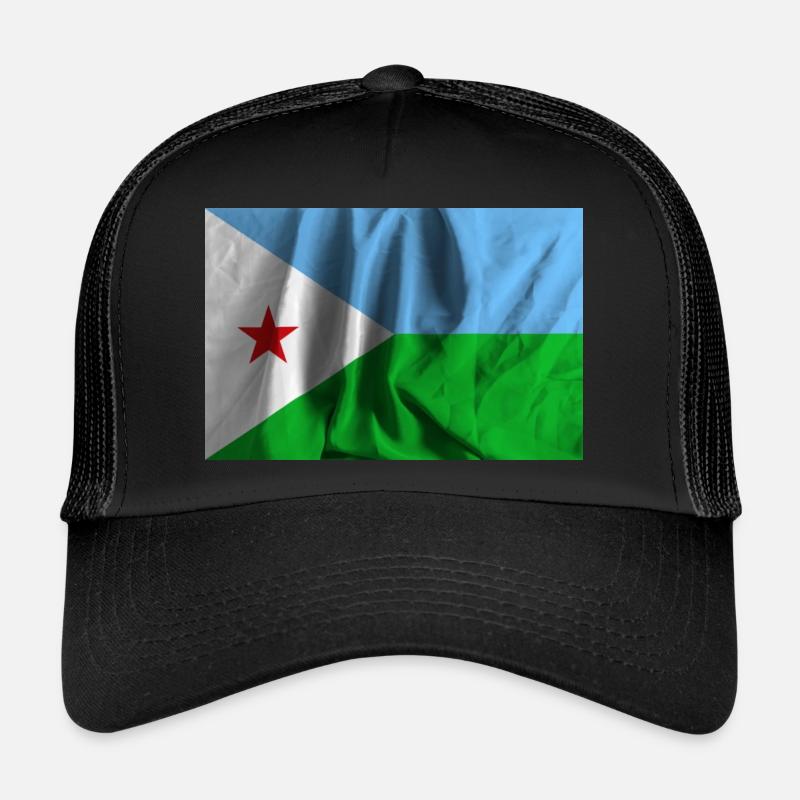 Djibouti flag Trucker Cap