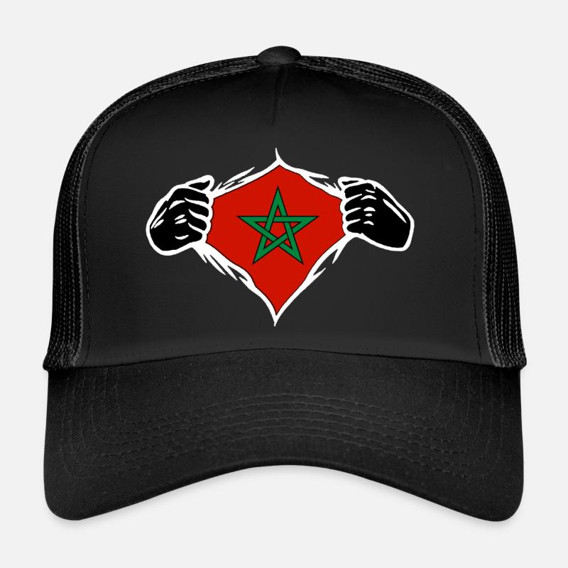 Flag of Morocco in force Trucker Cap