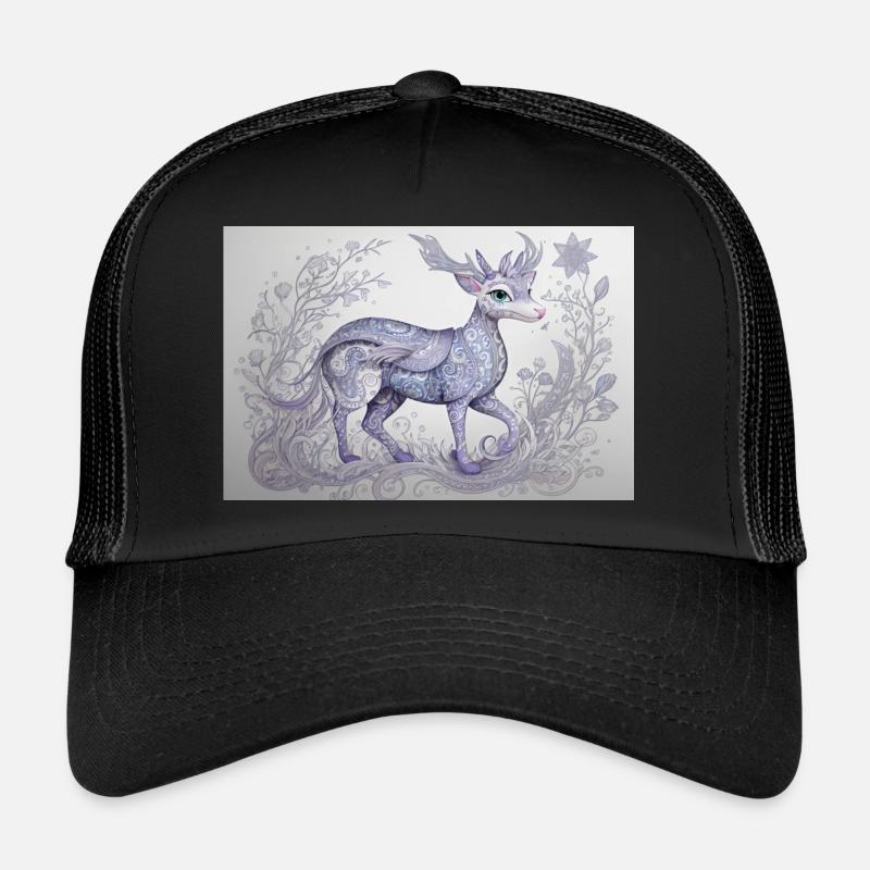 mystisches Tier 20 - Trucker Cap - Schwarz/Schwarz