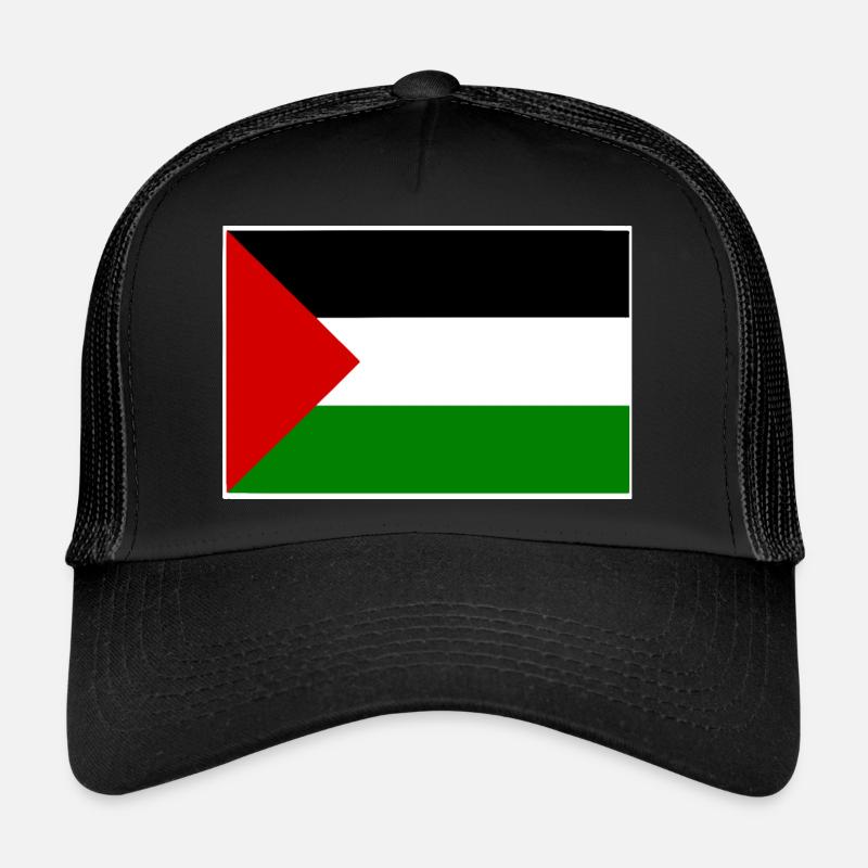 Free palestine - Trucker Cap - Schwarz/Schwarz