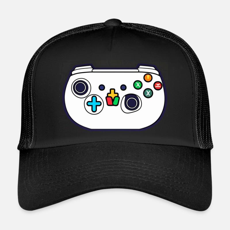 Weißer Videospiel-Controller Trucker Cap