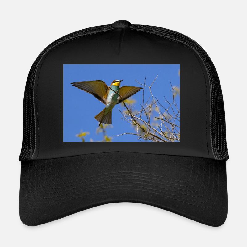 Bee-eater - Trucker Cap - black/black