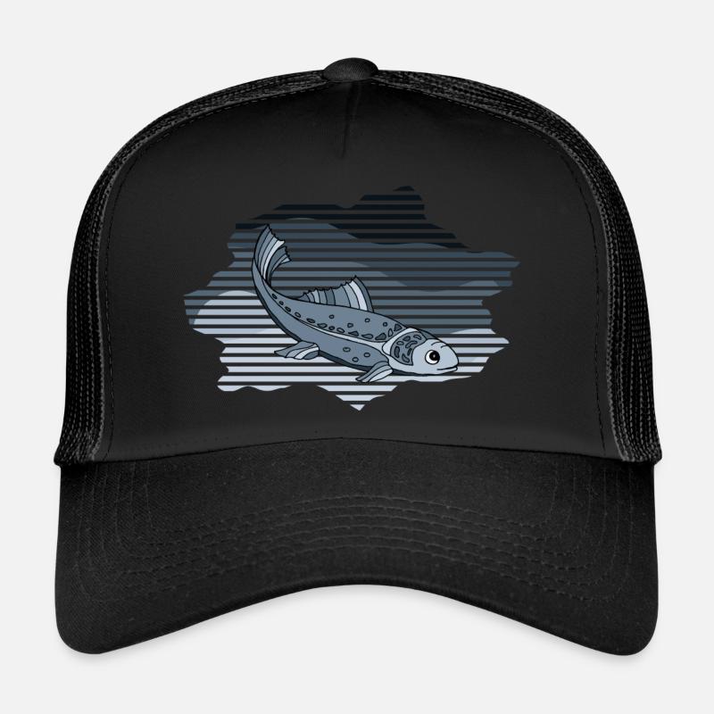 Poisson Casquette trucker 