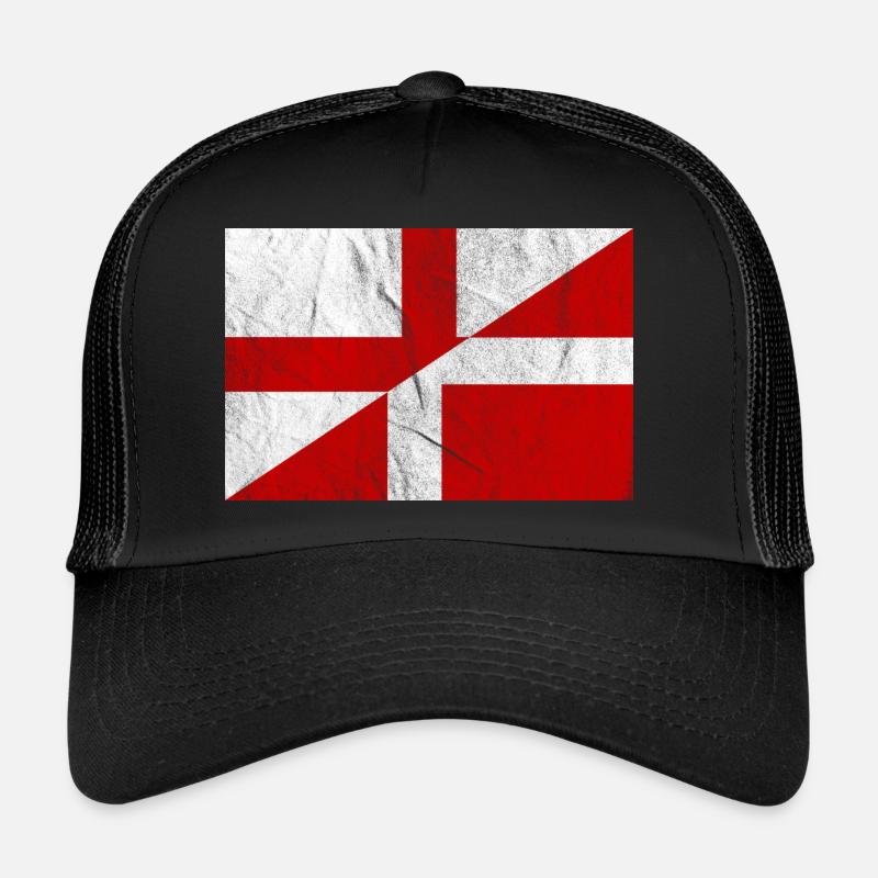Drapeau de l’Angleterre du Danemark Vintage Casquette trucker 