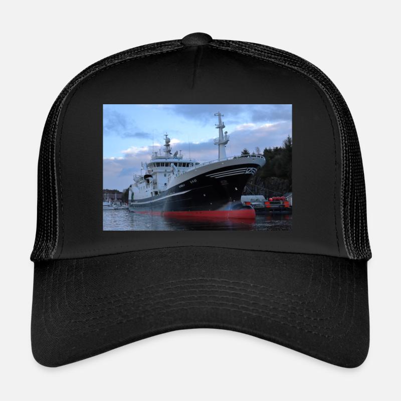 H-4-AV Vendla - Trucker Cap - black/black
