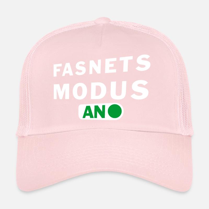fasnetsmodus weiss Trucker Cap