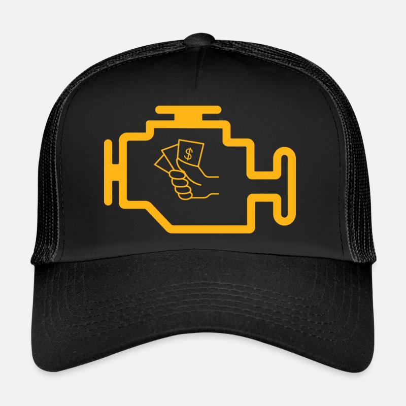 Check engine light Trucker Cap