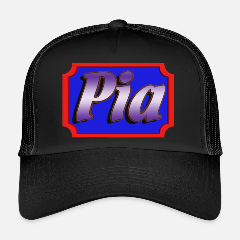 pia2 - Trucker Cap - black/black