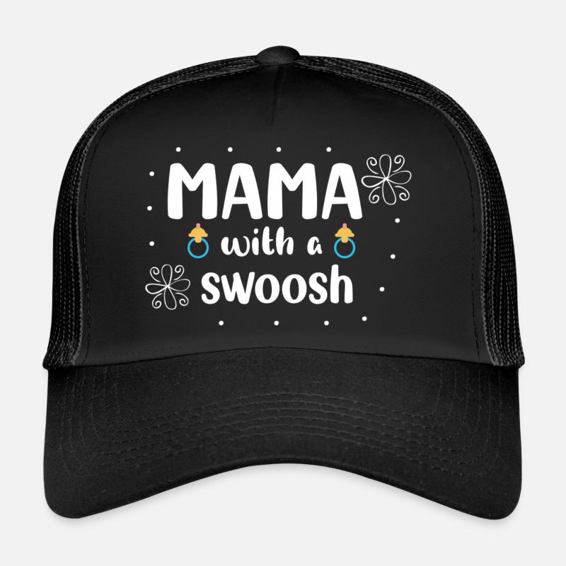 Mama with a swoosh Trucker Cap