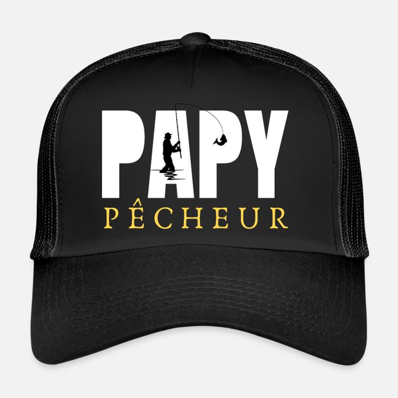 FISCHER-OPA 1 - Trucker Cap - Schwarz/Schwarz