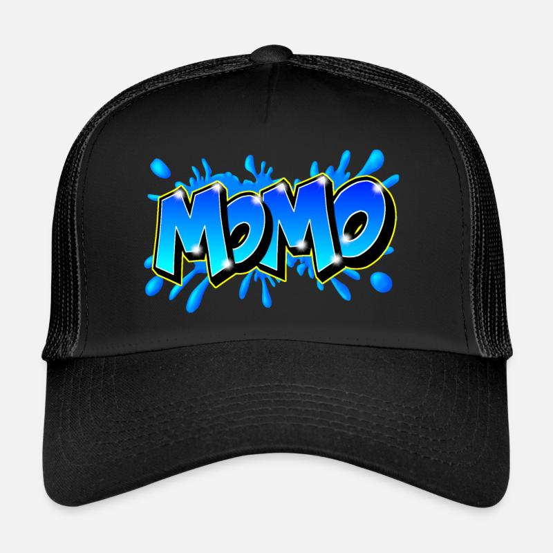 Graffiti Name MOMO printable on evrything Casquette trucker 