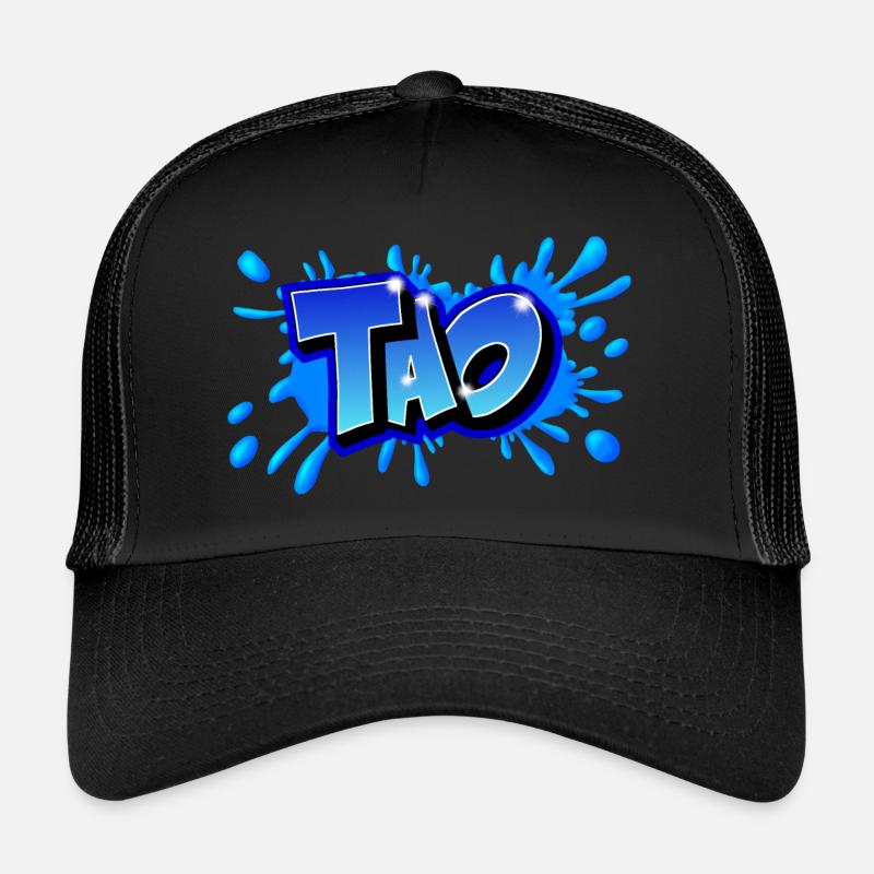 Graffiti "TAO" imprimable sur tout Casquette trucker 