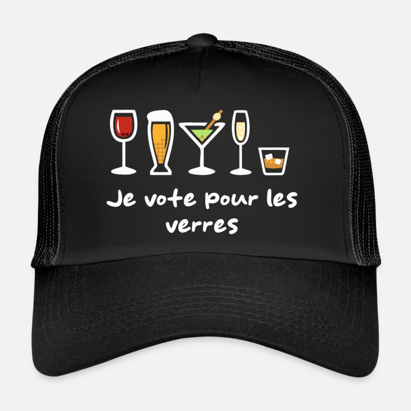 I vote for glasses Trucker Cap