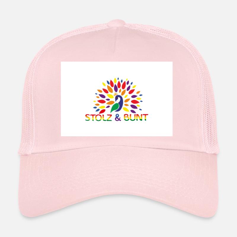 Pfau - stolz und bunt Trucker Cap