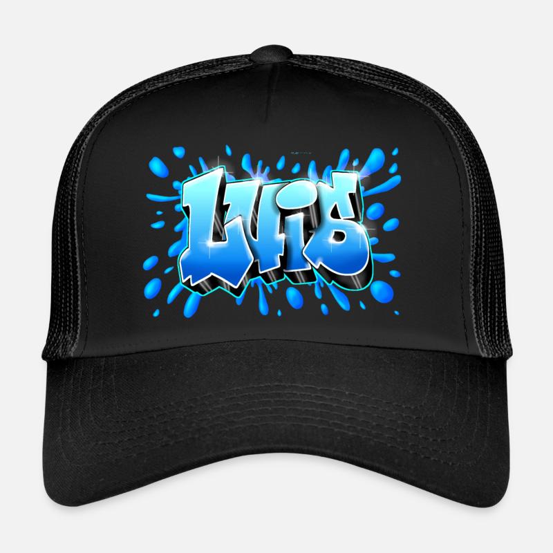 Luis Graffiti Name Splash auf alles druckbar Trucker Cap