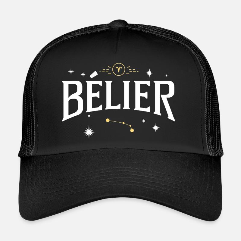 Signe astro bélier Casquette trucker 