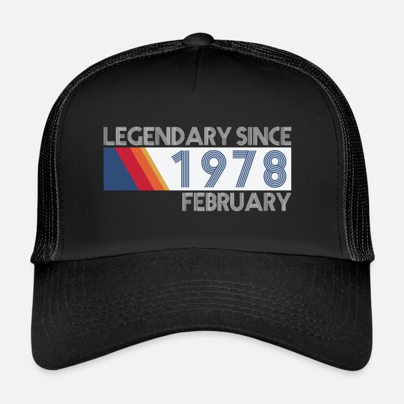 Retro SiFi Legendary since February 1978 - Geburts Trucker Cap