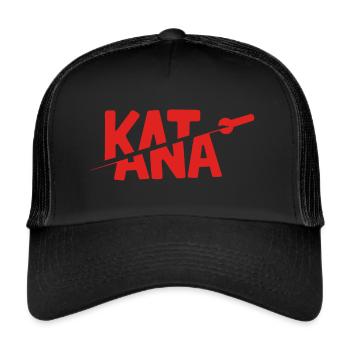 Katana - Trucker Cap - Schwarz/Schwarz - Vorne